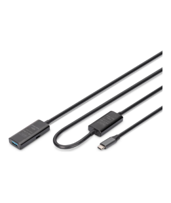 Digitus, Active USB 3.2 Gen1 5G extension cable, DA-73111, USB-C to USB-A