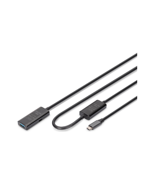 Digitus, Active USB 3.2 Gen1 5G extension cable, DA-73111, USB-C to USB-A