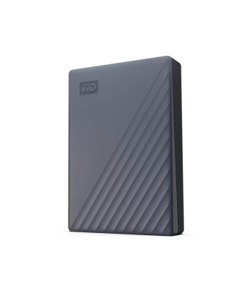 External HDD WESTERN DIGITAL My Passport WDBY3J0060BGY-WESN 6TB USB-C Colour Grey WDBY3J0060BGY-WESN