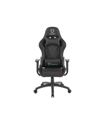 Игровое кресло Onex PVC, Nylon caster, Metal, s, GX220 AIR Series, Black