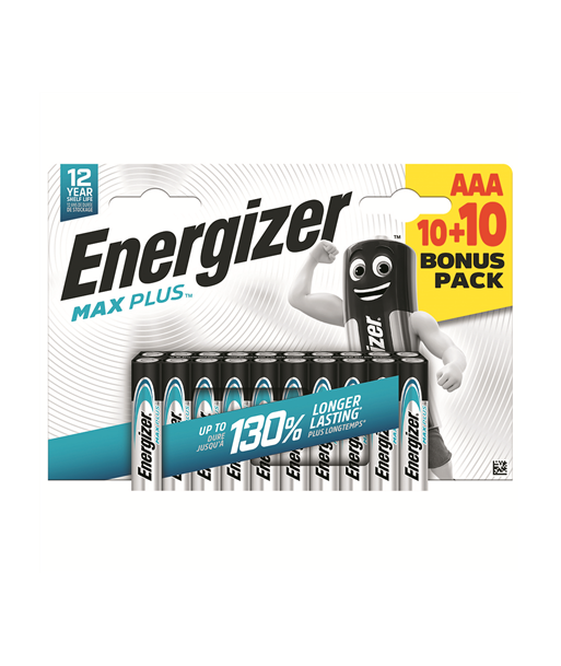 Energizer Max Plus LR03 BL10+10 | AAA