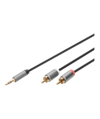 Digitus Audio adapter cable, 3.5 mm stereo jack to RCA | DB-510330-010-S