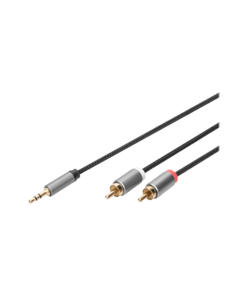 Digitus Audio adapter cable, 3.5 mm stereo jack to RCA | DB-510330-010-S