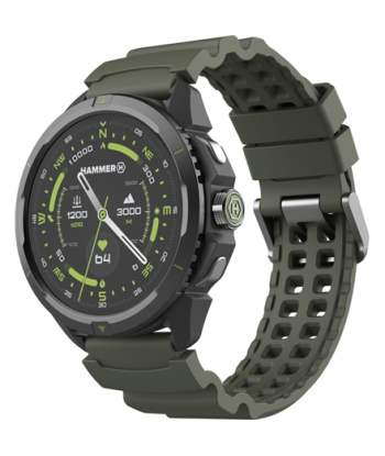 Hammer Watch 2, Smart watch, AMOLED, 1.5”, Military Edition
