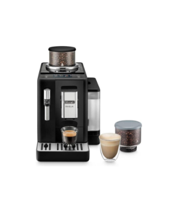 Delonghi Coffee Machine, EXAM 440.35.B RIVELIA, Pump pressure 19 bar, Built-in milk frother, Automatic, 1450 W, Onyx Black