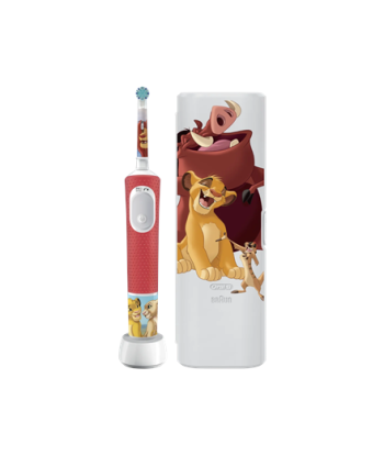 Зубная щетка Braun, Vitality PRO Kids 3+ Lion King, Rechargeable, For children, Number of brush heads included 1, Number of