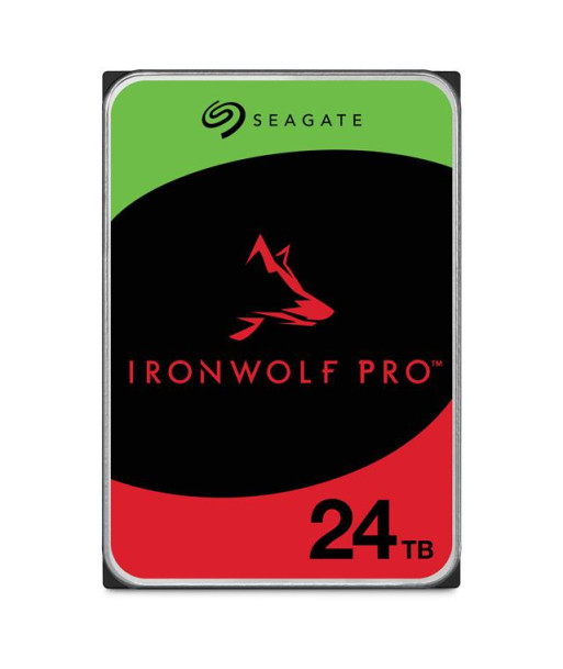 HDD SEAGATE IronWolf Pro 24TB SATA 512 MB 7200 rpm Discs/Heads 10/20 3,5" ST24000NT002