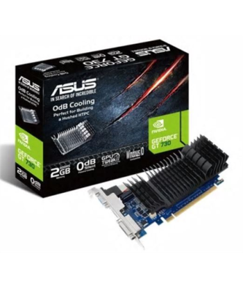 Asus, GF GT730-SL-2GD5-BRK, NVIDIA, 2 GB, GeForce GT 730, GDDR5, Cooling type Passive, DVI-D ports quantity 1, HDMI ports