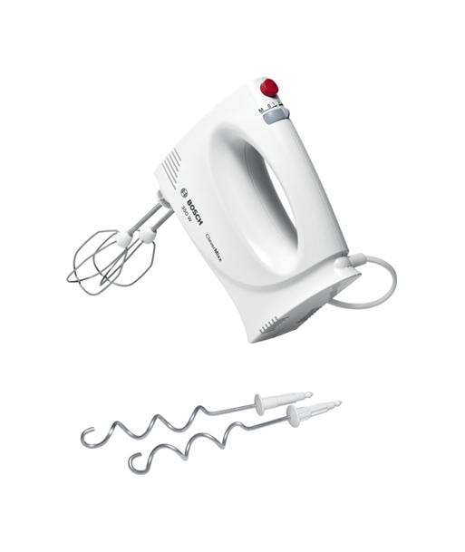 Bosch Hand Mixer MFQ3030 Hand Mixer 350 W Number of speeds 4 Stainless steel/Plastic Turbo mode White