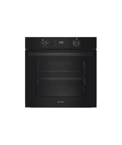 INDESIT Oven, IO K55C B, 71 L, Electric, Catalytic, Electronic, Height 59.5 cm, Width 59.5 cm, Black