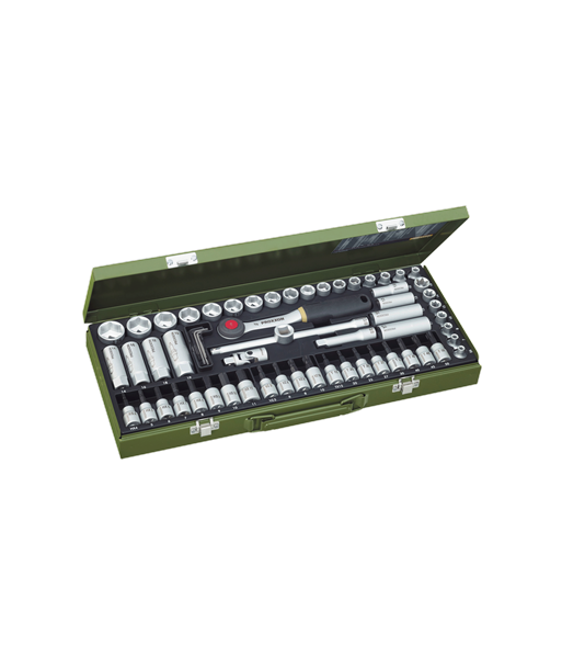 Proxxon | Socket and Ratchet Set, 3/8" | 65 pc(s)