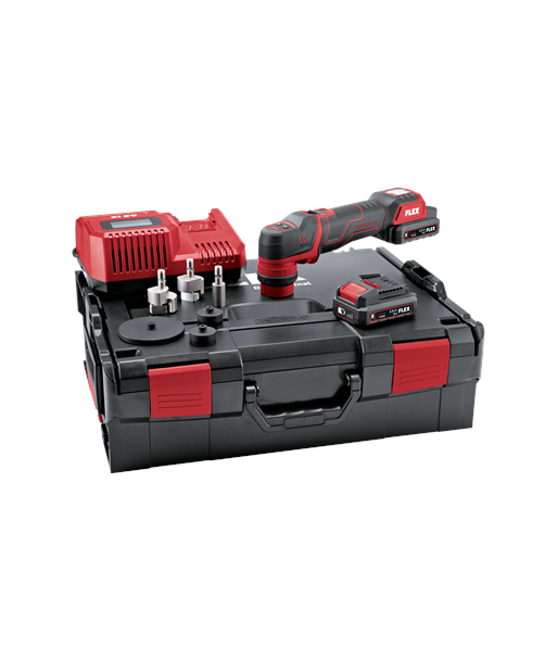 The smart cordless polisher 12 V, rotary and random orbital free-running | PXE 80 12-EC/2.5 SET