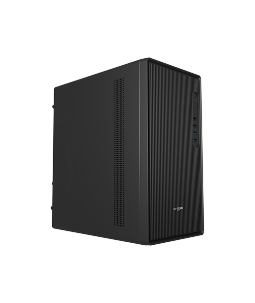 FSP Case, S120, Black, Mid Tower, Power supply included No