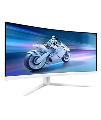 Philips, 34M2C5501A/00, 34", VA, WQHD, 21:9, 180 Hz, 1 ms, 3440 x 1440 pixels, 300 cd/m², HDMI ports quantity 2, White