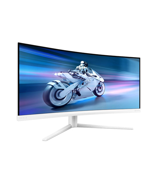 Philips, 34M2C5501A/00, 34", VA, WQHD, 21:9, 180 Hz, 1 ms, 3440 x 1440 pixels, 300 cd/m², HDMI ports quantity 2, White