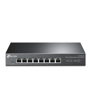 TP-LINK, 8-Port 2.5G Desktop Switch, TL-SG108-M2, Unmanaged, Desktop, Power supply type External