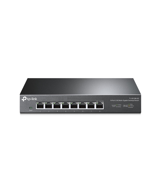 TP-LINK, 8-Port 2.5G Desktop Switch, TL-SG108-M2, Unmanaged, Desktop, Power supply type External