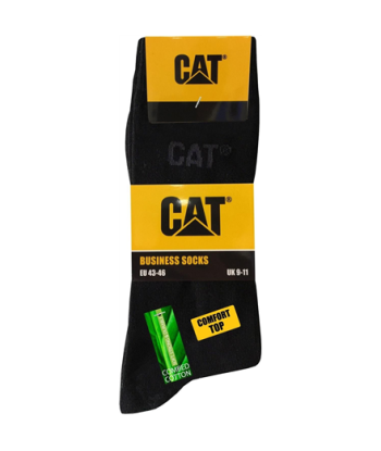 CAT Socks, Size 43/46 EU, 5 pairs | Black