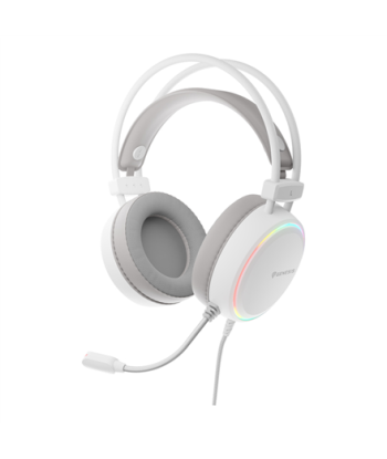 Genesis RGB Gaming Headset, Neon 613 G2, Wired, Over-ear, Microphone, White