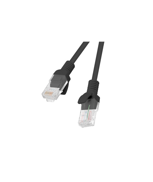Lanberg, Patchcord CAT.6 UTP, PCU6-10CC-2000-BK, 20 m, Black
