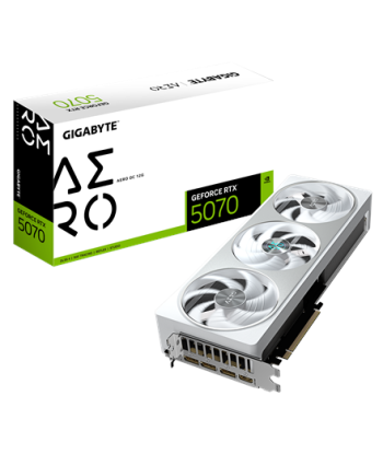 Gigabyte GeForce RTX 5070 AERO OC 12G, NVIDIA, 12 GB, GeForce RTX 5070, HDMI ports quantity 1, PCI-E 5.0