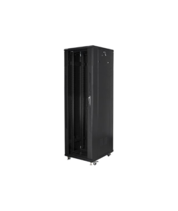 Lanberg, Rack cabinet 19" free-standing 42U/600x1000 (flat pack) with mesh door lCD V2, FF01-6042-23BL, Black