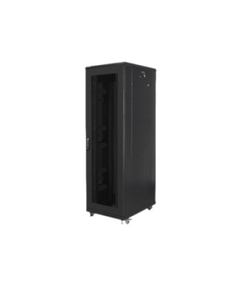 Lanberg, Rack cabinet 19" free-standing 42U/800x800 (flat pack) with mesh door, FF01-8842-23B, Black