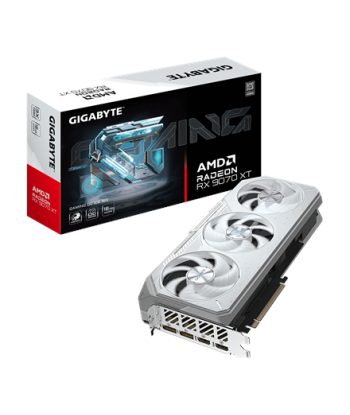 Gigabyte Radeon RX 9070 XT GAMING OC ICE 16G, AMD, 16 GB, Radeon RX 9070 XT, GDDR6, HDMI ports quantity 2, PCI-E 5.0