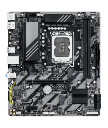 Gigabyte B860M E, Processor family Intel, Processor socket LGA1851, DDR5, Supported hard disk drive interfaces SATA, M.2