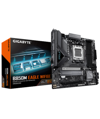 Gigabyte B850M EAGLE WF6E, Processor family AMD, Processor socket AM5, DDR5, Supported hard disk drive interfaces SATA, M.2