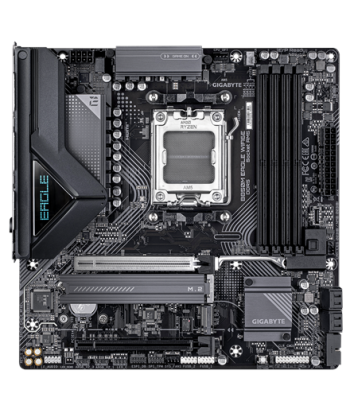 Gigabyte B850M EAGLE WF6E, Processor family AMD, Processor socket AM5, DDR5, Supported hard disk drive interfaces SATA, M.2