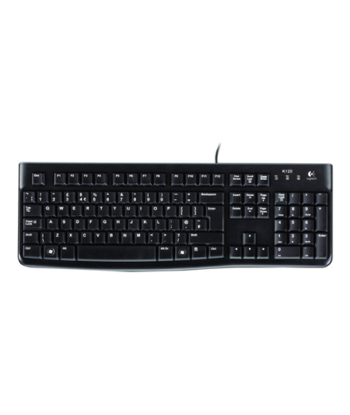 Logitech, Desktop MK120, Wired keyboard, USB, Mouse included, US, Black