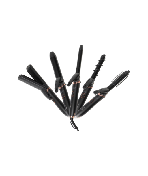 Adler Hair Styling Set 5-in-1, AD 2028, Ceramic heating system, 1200 W, Black