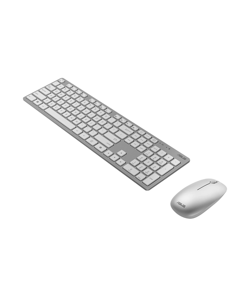 Клавиатура Asus W5000, and Mouse Set, Wireless, Russian, White
