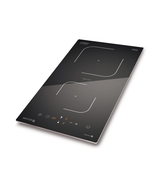 Pliidiplaat Caso, Master E2, Induction, Number of burners/cooking zones 2, Touch, Timer, Black