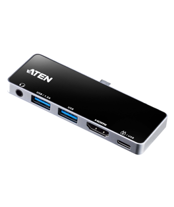 Aten, USB-C Travel Dock with Power Pass-Through, UH3238-AT, Dock
