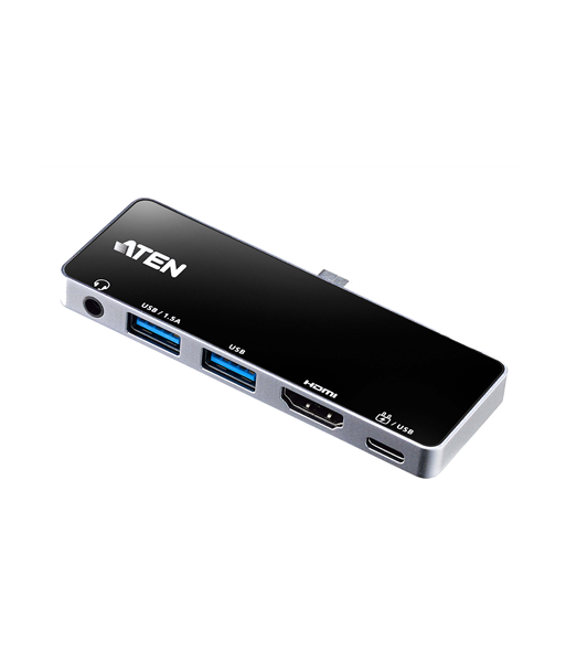 Aten, USB-C Travel Dock with Power Pass-Through, UH3238-AT, Dock