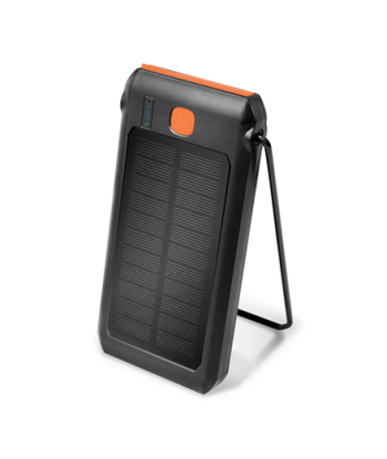 LogiLink Solar Powerbank 10000mAh USB-A QC USB-C PD Taskulamp