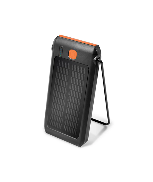 LogiLink Solar Powerbank 10000mAh USB-A QC USB-C PD Flashlight