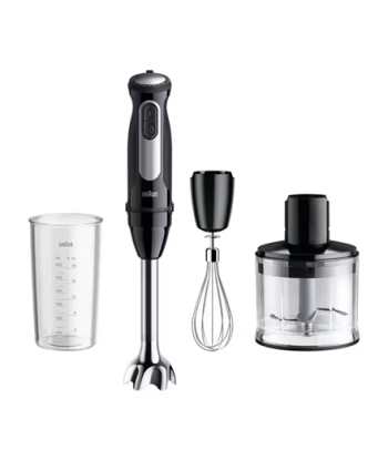 Braun Hand Blender, MQ55236M MultiQuick 5 Pro, Hand Blender, 750 W, Number of speeds 25, Turbo mode, Black