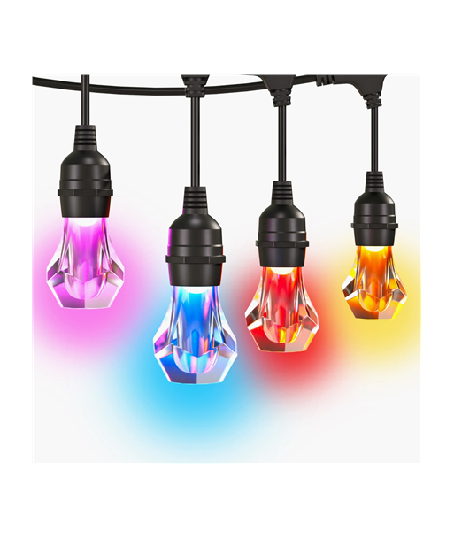 Nanoleaf Essentials Matter Smart Multicolour Outdoor String Lights Starter Kit 30m | 16M+