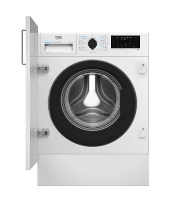 BEKO Washing machine, B3WBT671415W, Energy efficiency class A, Front loading, Washing capacity 7 kg, 1200 RPM, Depth 55 cm