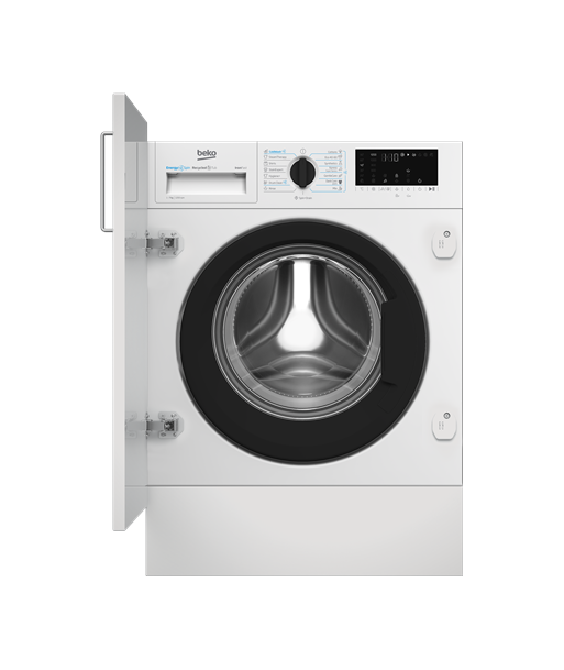 BEKO Washing machine, B3WBT671415W, Energy efficiency class A, Front loading, Washing capacity 7 kg, 1200 RPM, Depth 55 cm