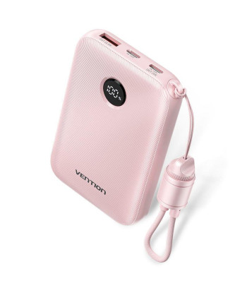 Akupank powerbank USB 10000MAH 22.5W/PINK FKAP0-C VENTION