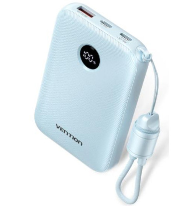 Akupank powerbank USB 10000MAH 22.5W/BLUE FKAL0-C VENTION
