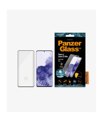 PanzerGlass Samsung Galaxy S21 Ultra Antibacterial Screen Protector (Black)