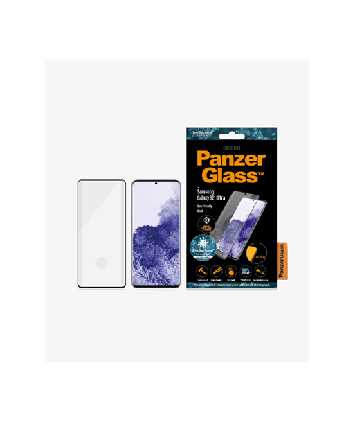 PanzerGlass Samsung Galaxy S21 Ultra Antibakteriaalne Ekraanikaitse (Must)
