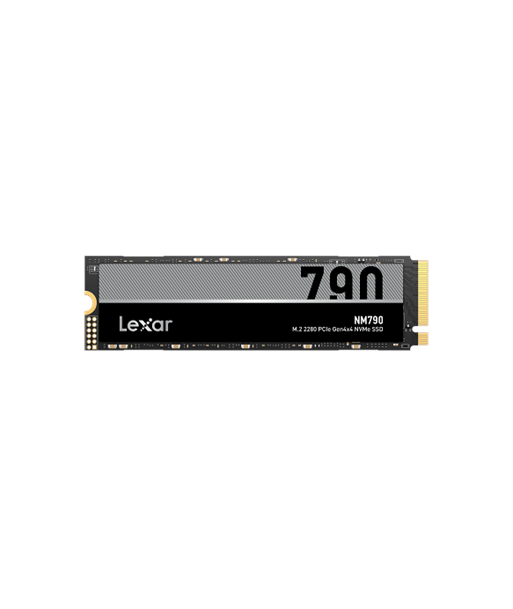 Lexar, SSD, NM790, 512 GB, SSD form factor M.2 2280, Solid-state drive interface M.2 NVMe, Read speed 7200 MB/s, Write speed