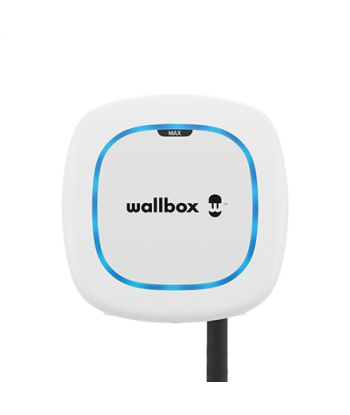 Wallbox Electric Vehicle charge, Pulsar Max, 22 kW, Wi-Fi, Bluetooth, 5 m, White