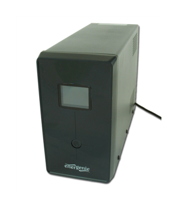 EnerGenie | UPS with USB and LCD display, Black | 1200 VA